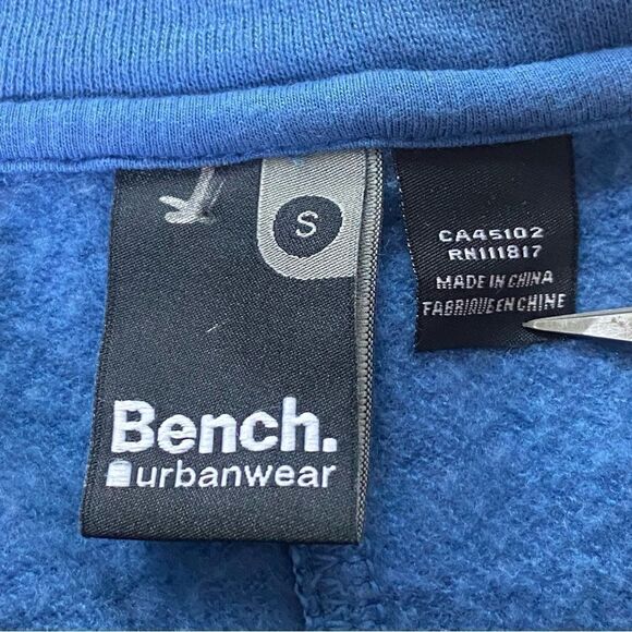 Bench Blue Long Sleeve Front Zip Jacket Size Small - Picture 3 of 12